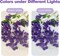 24 Pcs of Wisteria Hanging Flowers, 3.75 Feet Fake Wisteria Flower Strings